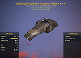 Fallout 76 Items XBOX 1 Unyielding [AP REFRESH] Scout Right Arm #7
